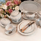 Чайный сервиз на 6 персон Свадебный узор Repast